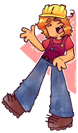 A gjinka for one of my favorite characters: Jackhammer from DIBS! I really like how i drew this one. No notes. DRAWN ON: Toonsquid