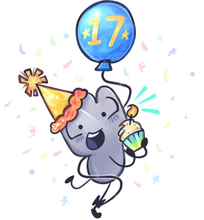 A drawing i made of myself to announce my 17th birthday on the 21st! For my birthday, i got around 20 pieces of artwork from lots of lovely people. I couldn’t have been happier!!! :D DRAWN ON: Procreate
