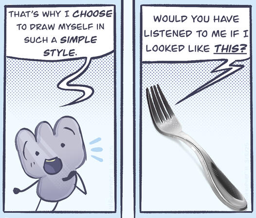 This actually ended up going CRAZY wild on twitter, which was unexpected, but i also got terribly ratio’ed. Which was unfortunate. it was fun to fool people into thinking the realistic fork was a PNG, though! Procreate