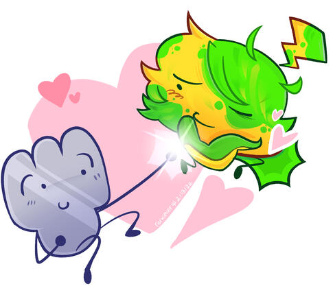 Valentine’s day artwork for my then-partner. I broke up with this person. They weren’t great to me — but i like this drawing, so it goes here. DRAWN ON: Procreate