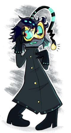 Another drawing of baxter to end off the month. This really was the Hazbin hotel month. Wow DRAWN ON: Procreate