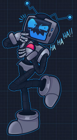LOLZHAX!!!! i drew this after i had the Best Time Of My Life playing freddy in space on call with my friend. I think lolzhax easily has one of the most appealing designs from the FNAF franchise. DRAWN ON: Procreate