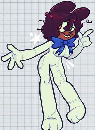 Vanny from Five Nights At Frickbears 3! ALL of the designs in this game are SO good. oh my god. This was my first go at drawing exaggerated proportions, like, ever. DRAWN ON: Procreate