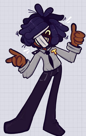 Jeremy from Five Nights At Frickbears 3! Playing this fangame with Tentro (videos up on his gaming channel go watch) made me develop a little interest in FNAF. but mostly this fangame. DRAWN ON: Procreate