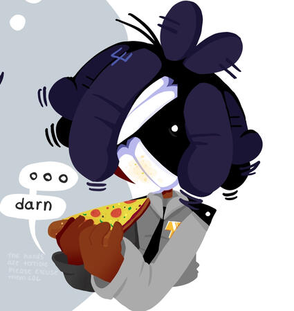 jeremy tries to eat pizza that is weirdly stiff. this was an art idea i had in mind for, like, weeks before i actually sat down to draw it. DRAWN IN: Toonsquid