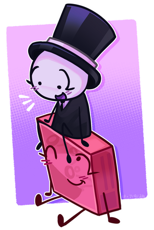 FIFTH ART FIGHT ATTACK OF THE SEASON! This one isn’t on one of my friends — but rather someone i look up to a lot: Dapper! DRAWN ON: Procreate